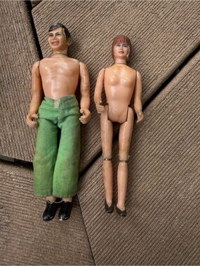 Vintage 1970's Tonka Winnebago Camper People Action Figures Man and Woman Toys
